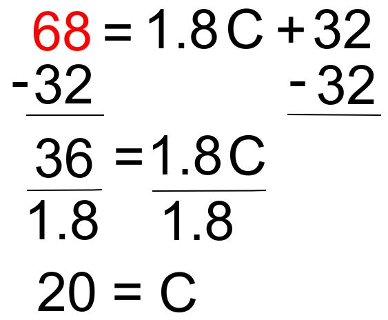 easy way to convert celcius to farenheit