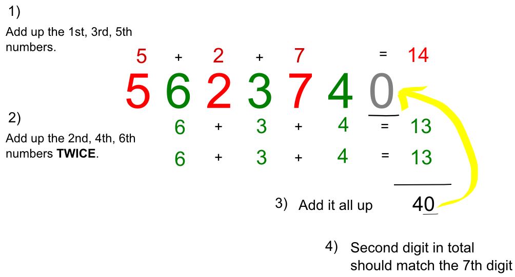 DEA number decoding