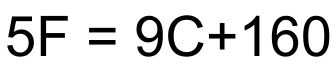 fahrenheit celsius conversion